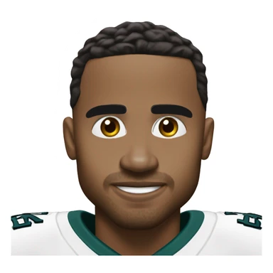 Jalen hurts eagles  sticker