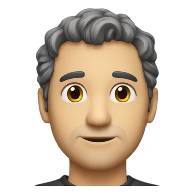 Clément chauve sticker