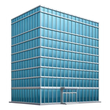 very big office building sticker