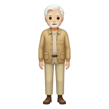 greece old man full body sticker