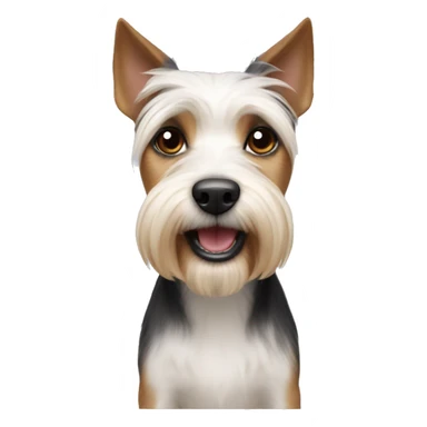 English mini Yersh terrier sticker