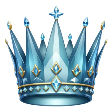 crystal crown sticker