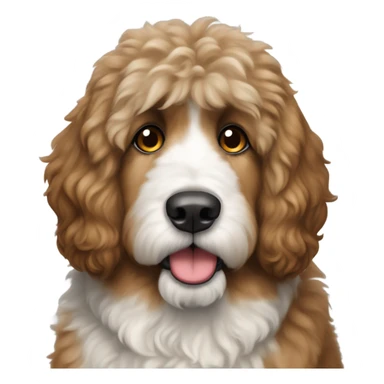 St berdoodle dog sticker
