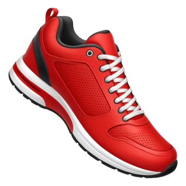 red sport shoe sticker