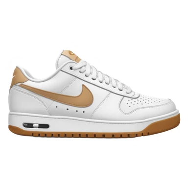 nike white low top tennis shoe runninggum bottom sticker