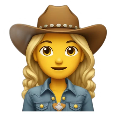 yee-haw girl  sticker