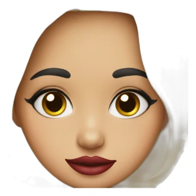 duckling using lipstick and makeup eyeliner sticker