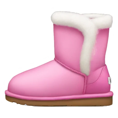 Pink crismas ugg sticker