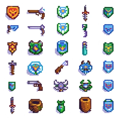 weapons in zelda macarina of time sticker