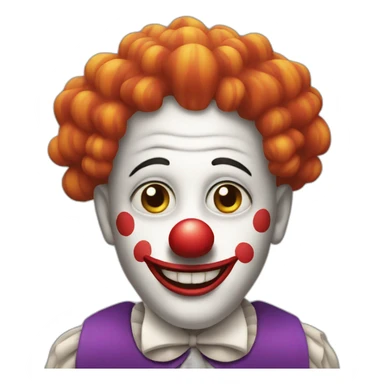 iphone clown sticker
