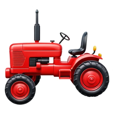 plastic toy  tractor sticker