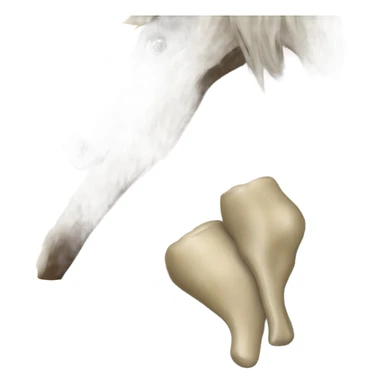 Horse feet sticker