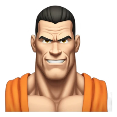 John Cena fuse Goku sticker