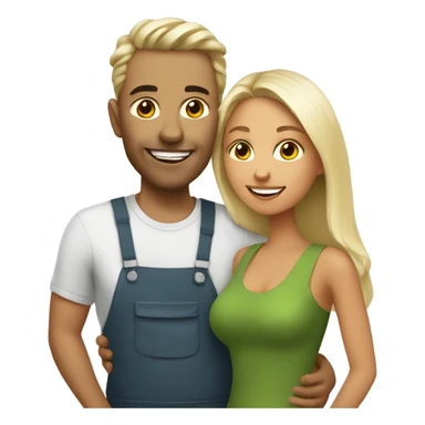 Couple Vegan sticker