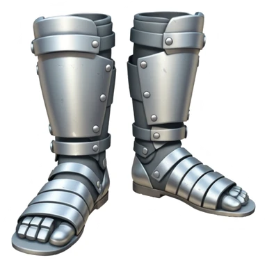  Feet armor Emoji fantasy pixel art style sticker