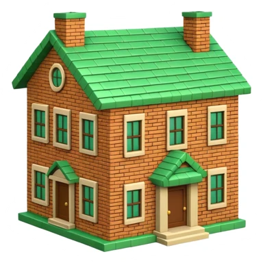 house made out of money sticker