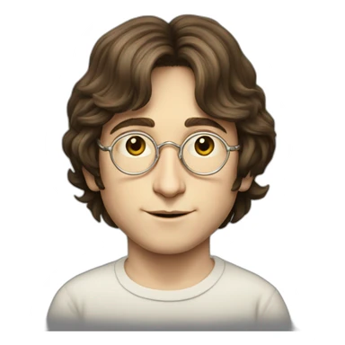 Young John Lennon sticker