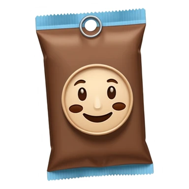 rectangular coffee sachet sticker