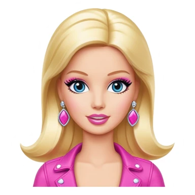 popstar barbie sticker
