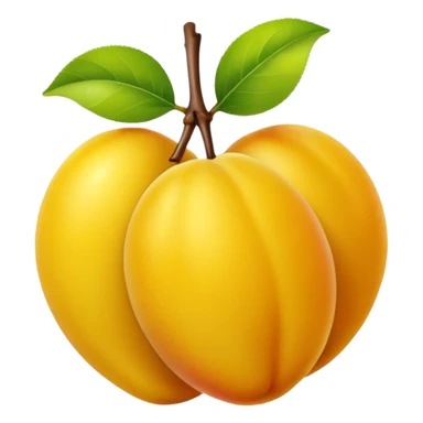 yellow plum sticker