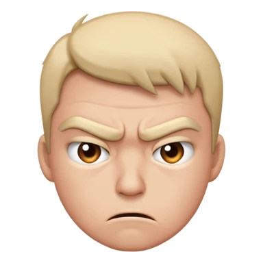 Stressed, angry sad want to run away sticker