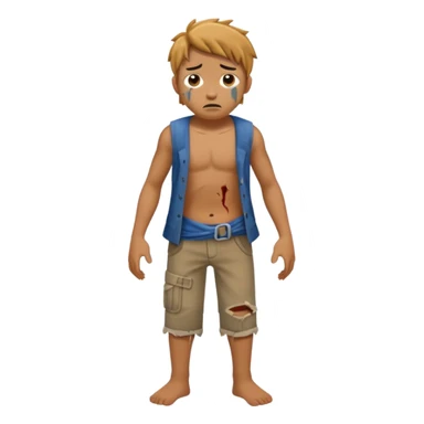 shipwreck survivor, full body sticker