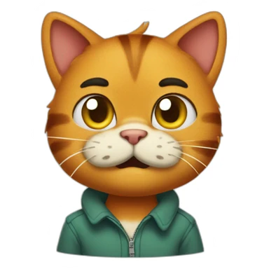 Garfield the cat sticker
