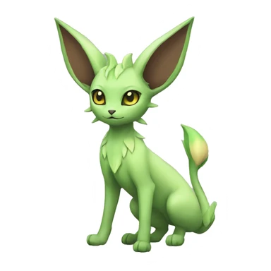 Espeon-Leafeon full body sticker