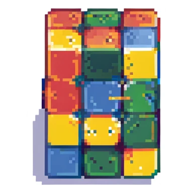 rubik's cube sticker