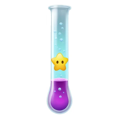 test tube sticker