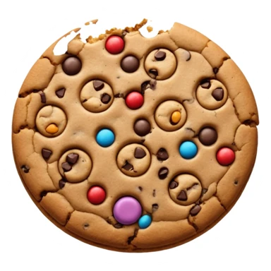 choco chip emoji without face sticker