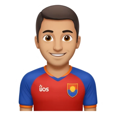 Armenian male with Armenian soccer jersey sticker