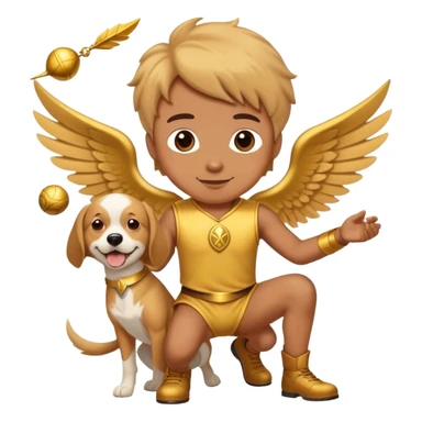 Snitch beating a dog sticker