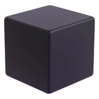 black cube sticker