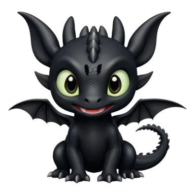 toothless dragon sticker