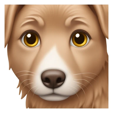 Ein mix aus rosa und braun Herz  sticker