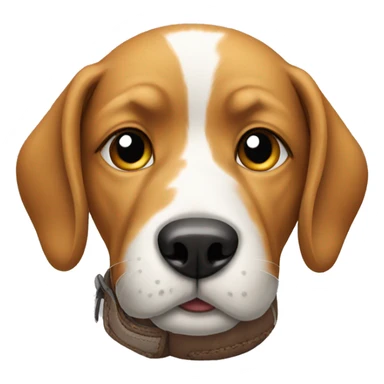 dog with shoes on sticker