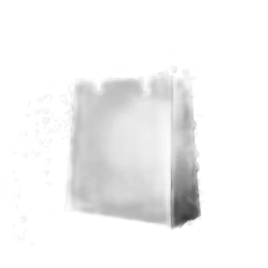 shopping bag black and white sticker