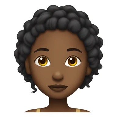 Black girl with locs sleeping peacefully sticker