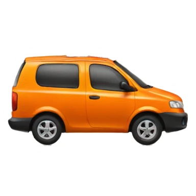 ORANGE delivery CAR sticker