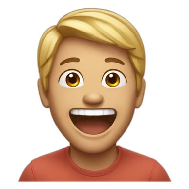 Laughing out loud sticker