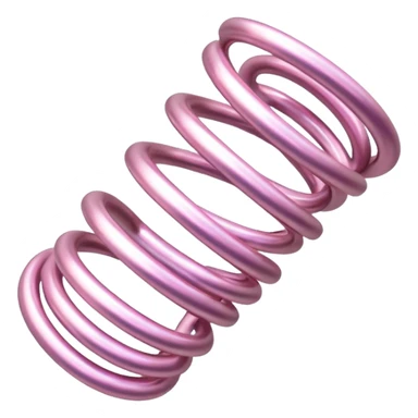 pink metallic spring  sticker