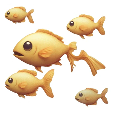 Saggy fish sticker
