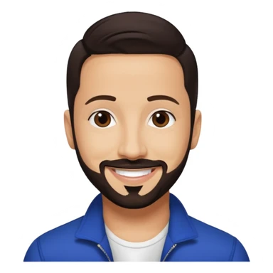 AJ McLean from Backstreet Boys with dark brown hair sticker