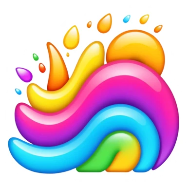 Colores juntos como se la tablet estuviera trabada sticker