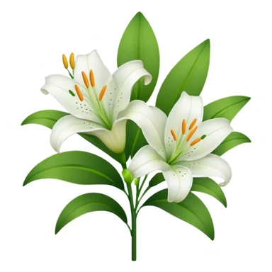 lillies sticker