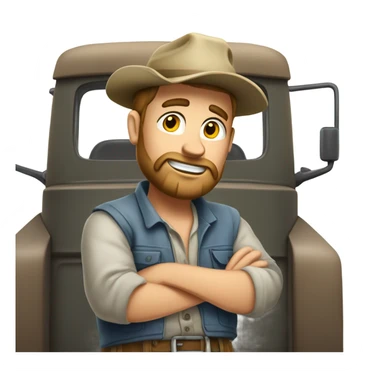 Hillbilly in a diesel truck sticker