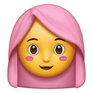 Pembe bir kuyruk sticker