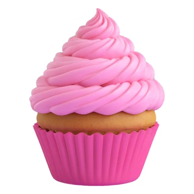 cupcake with pink icing sticker