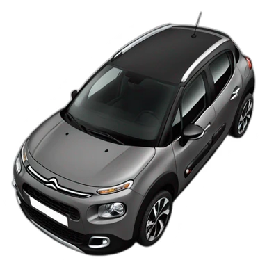 brasil dark grey citroen c3 2023 sticker